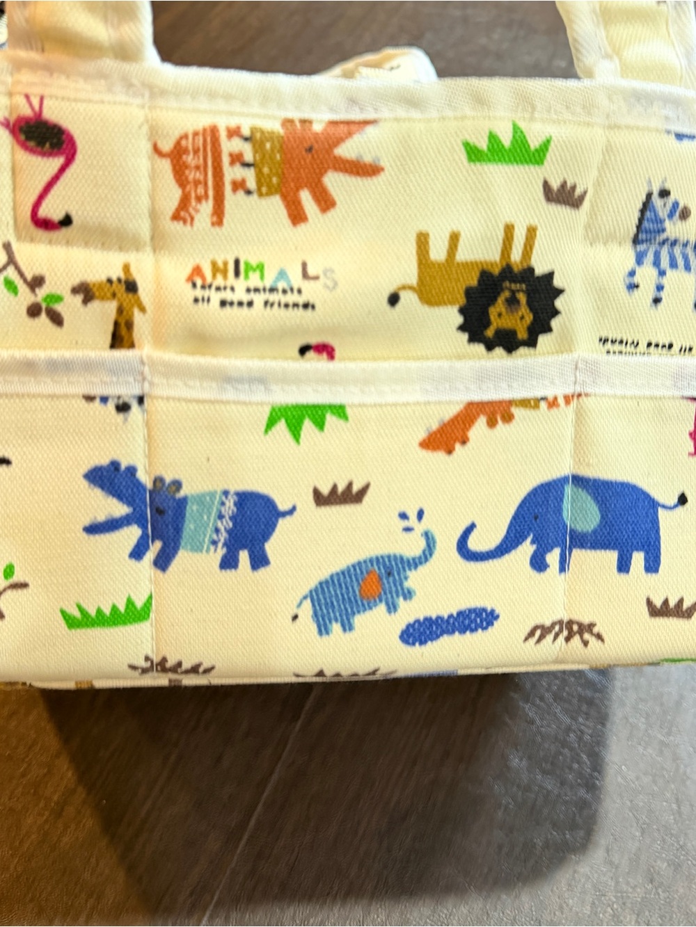 Billion Boxes Brand Animal Themed Canvas Diaper Caddy - Picture 5 of 7